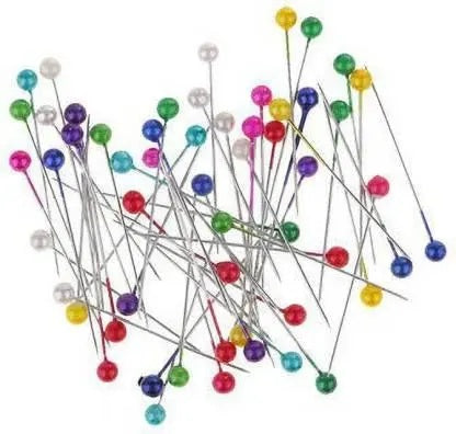 Pack of 480 Colorful Ball Pins for Stole, Abaya, Hijab & Scarf Brooch  (Multicolor)