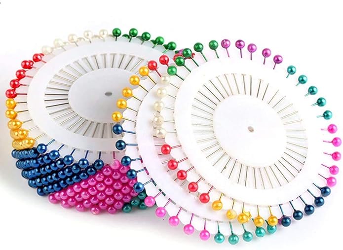 Pack of 480 Colorful Ball Pins for Stole, Abaya, Hijab & Scarf Brooch  (Multicolor)