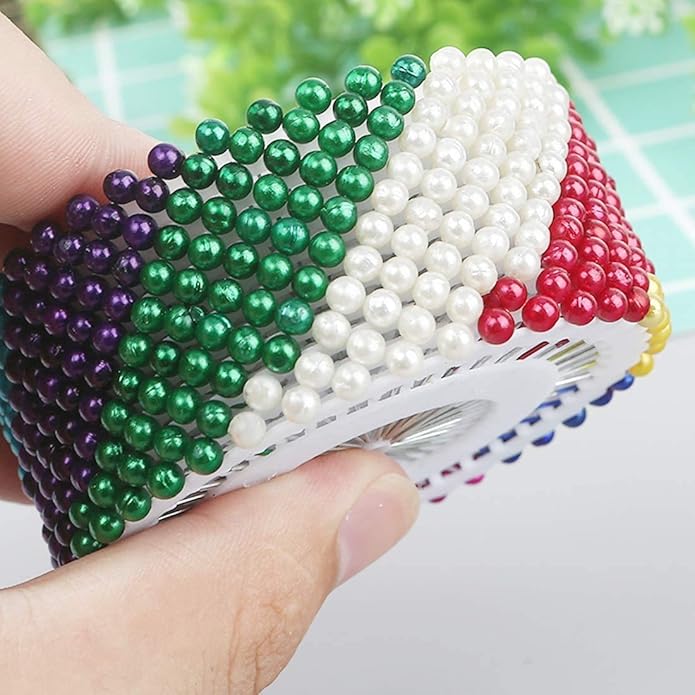 Pack of 480 Colorful Ball Pins for Stole, Abaya, Hijab & Scarf Brooch  (Multicolor)