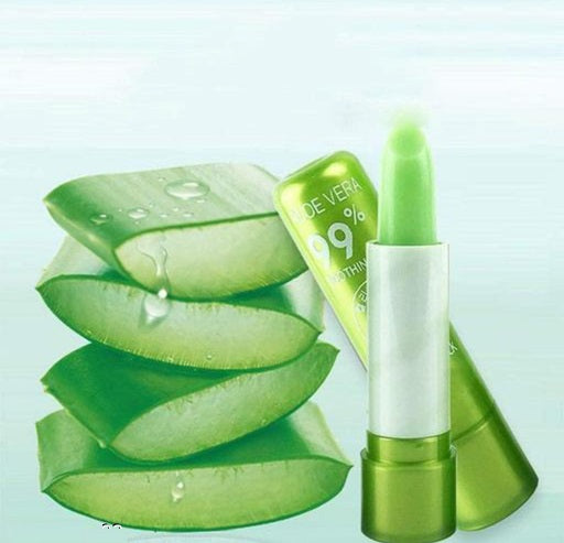 3Pcs Aloe Vera Tinted Lip Balms PH Lip Color Changing Lipstick Balm Stain Gift Set Queen for Women Girls Korean Mood Long Lasting Color Change Light Pink Lipstick Lip Tint Plumper Gloss