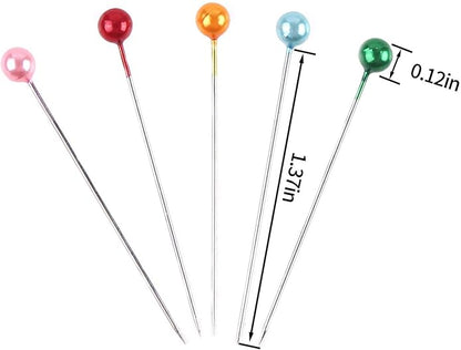 Pack of 480 Colorful Ball Pins for Stole, Abaya, Hijab & Scarf Brooch  (Multicolor)